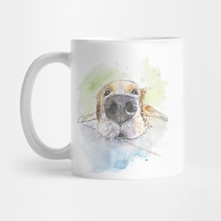 Golden Retriever portrait. Mug